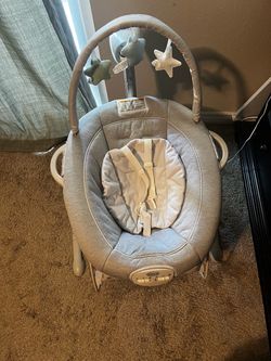 Graco Soothe ’n Sway LX Portable Baby Swing and Baby Bouncer , Multi Direction Seat, 2 Speed Vibration- Luka,