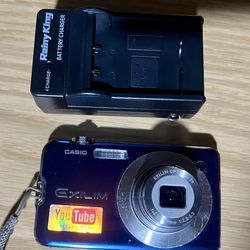 Casio EXILIM EX-S10A 10.1MP Digital Camera Black With Battery & Charger