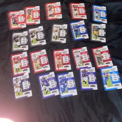 1$ Each Football Cards
