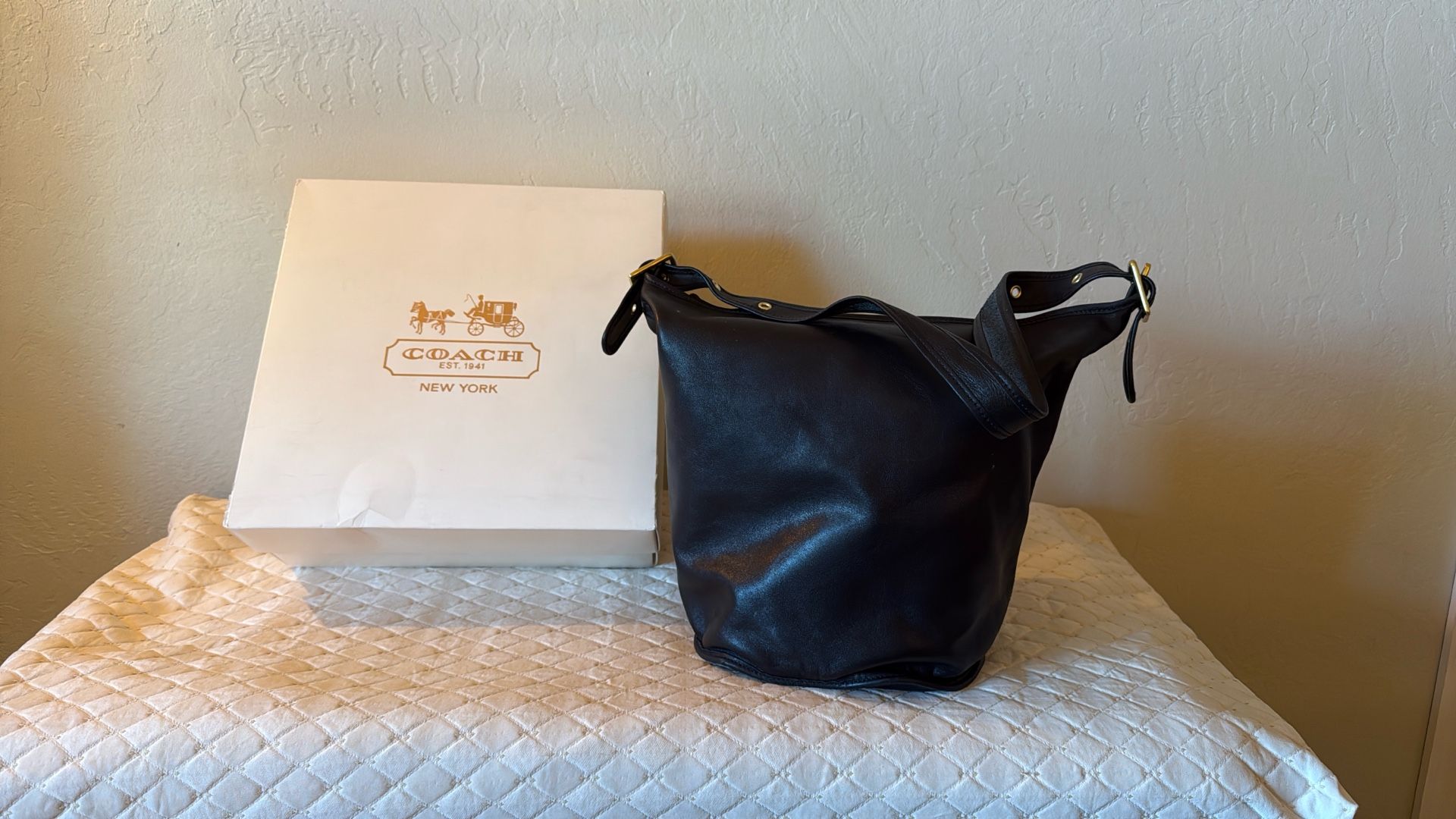 Authentic Leather Coach Handbag Never Used
