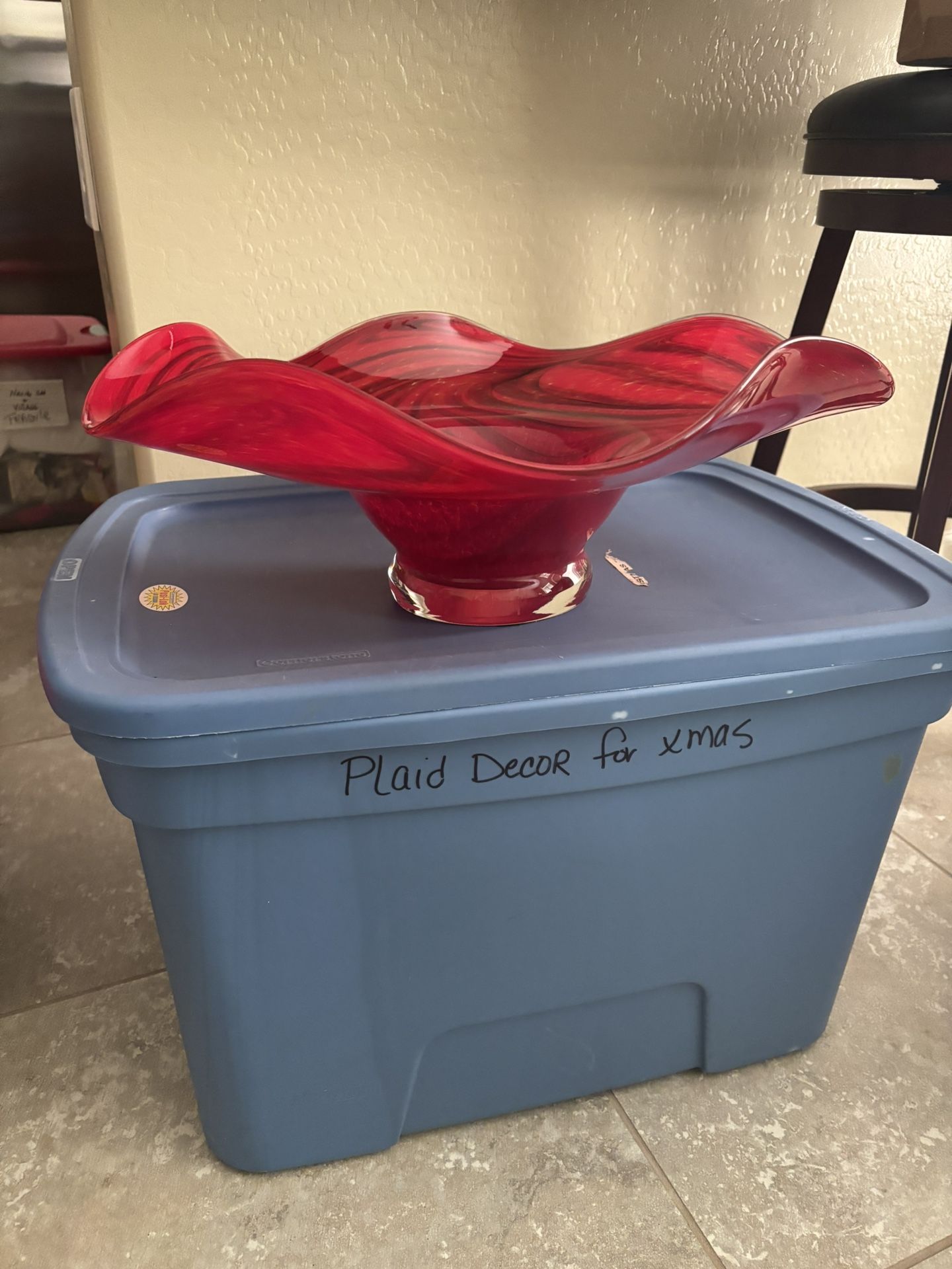 Large Hand Made Decorative Bowl