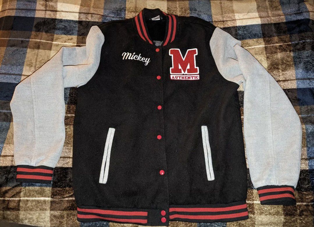 Mickey Mouse Varsity Jacket Size XXL