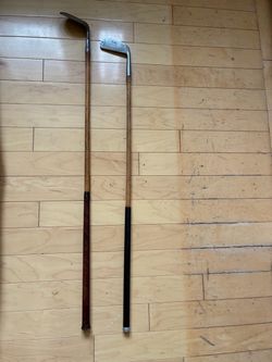 Vintage Wales Putter & McClurg Star Precision Niblick Golf Club – Hickory Shaft
