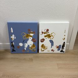 Hand Painted Art On Canvas