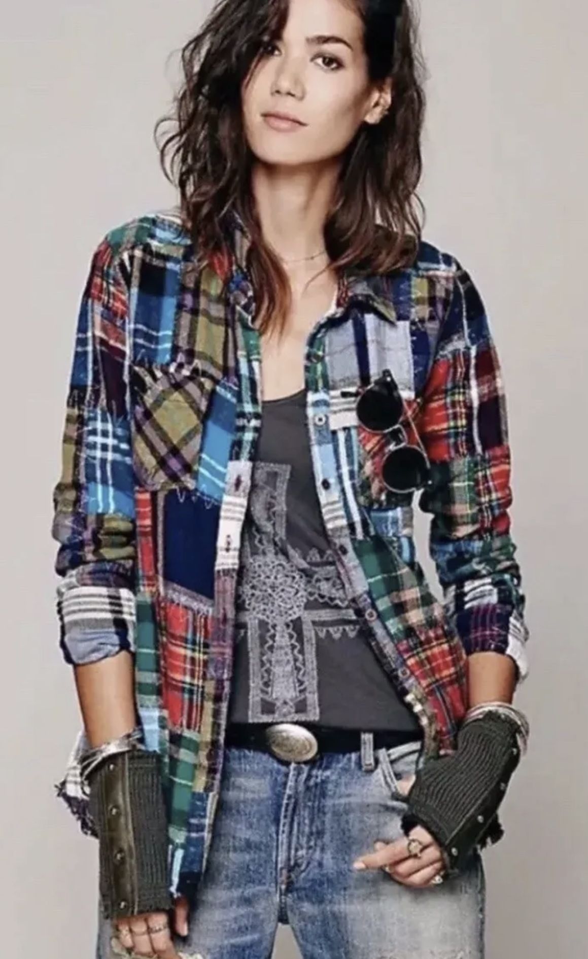 Sold Out! Free people Lost In Plaid, NWT Size XS
