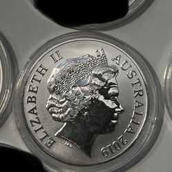 2019 1 oz Australia Silver Kangaroo Coins 