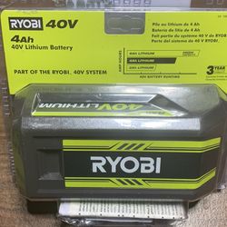 BRAND NEW RYOBI 40V 4Ah Battery Pack OP40401