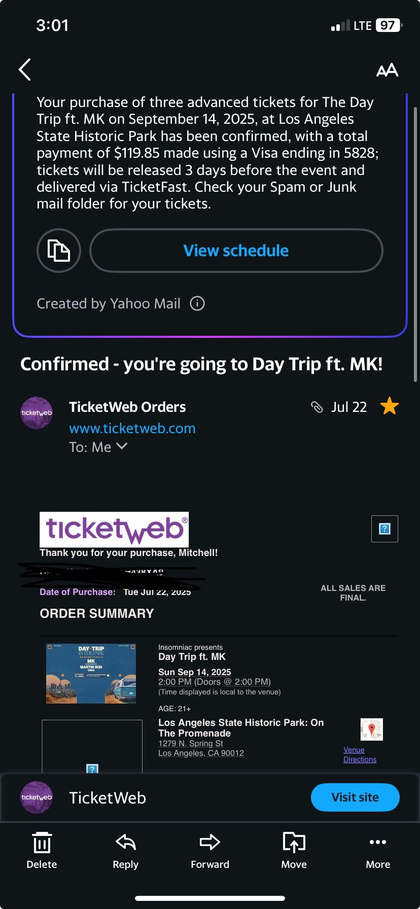 Ticket To Day Trip MK