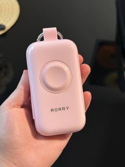 RORRY Pink Portable Power Bank 10,000mAh – Built-In Cables & Apple Watch Charger