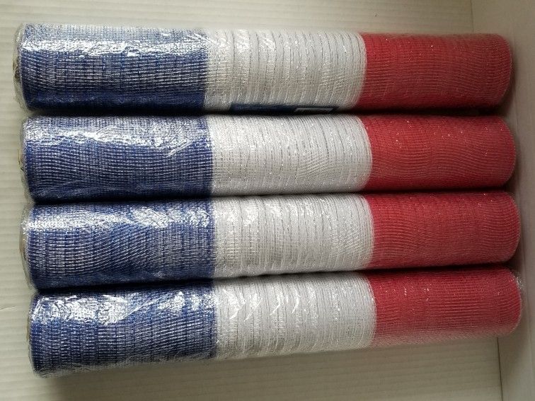 Patriotic Deco Mesh NEW