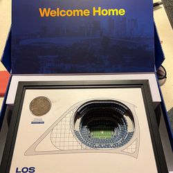 Los Angeles Rams Inaugural Season Memorial Box Limited Edition