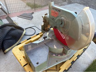 Hitachi Chop Saw has a new blade
