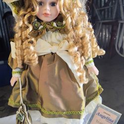 Vintage Collectable Angelina Doll With Certificate