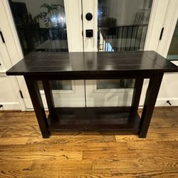 console table - solid wood