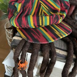Halloween rasta hat costume unisex