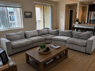 Costco Henredon Selene 3-Piece Power Sectional – Grey (New Condition)
