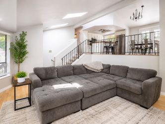 Large Modular Sectional Sofa – Deep Gray | Super Comfortable | Delivery Available