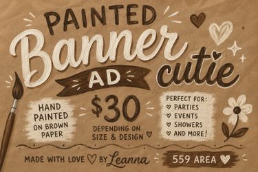 Hand Painted Banners