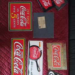 Coca*Cola.Reproduction of Authentic Advertising signs.