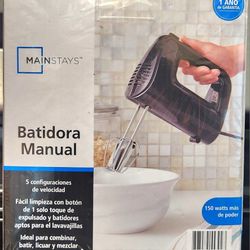 Mainstays Hand Mixer.
