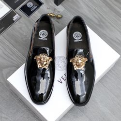 Versace Men’s Leather Shoes With Box 2026 New