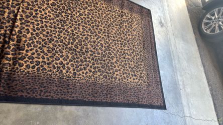 Cheetah area rug