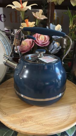 Princess House Tetera Azul 2.5 Qt