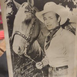 Roy Rogers Signed Autograph 