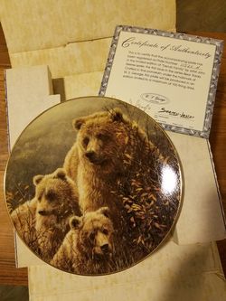 Limited edition Denali Family Collector Plate