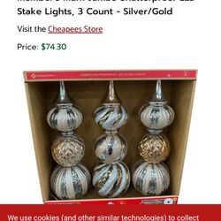 Members Mark LED Jumbo Shatterproof Stake Lights(dual Purpose)