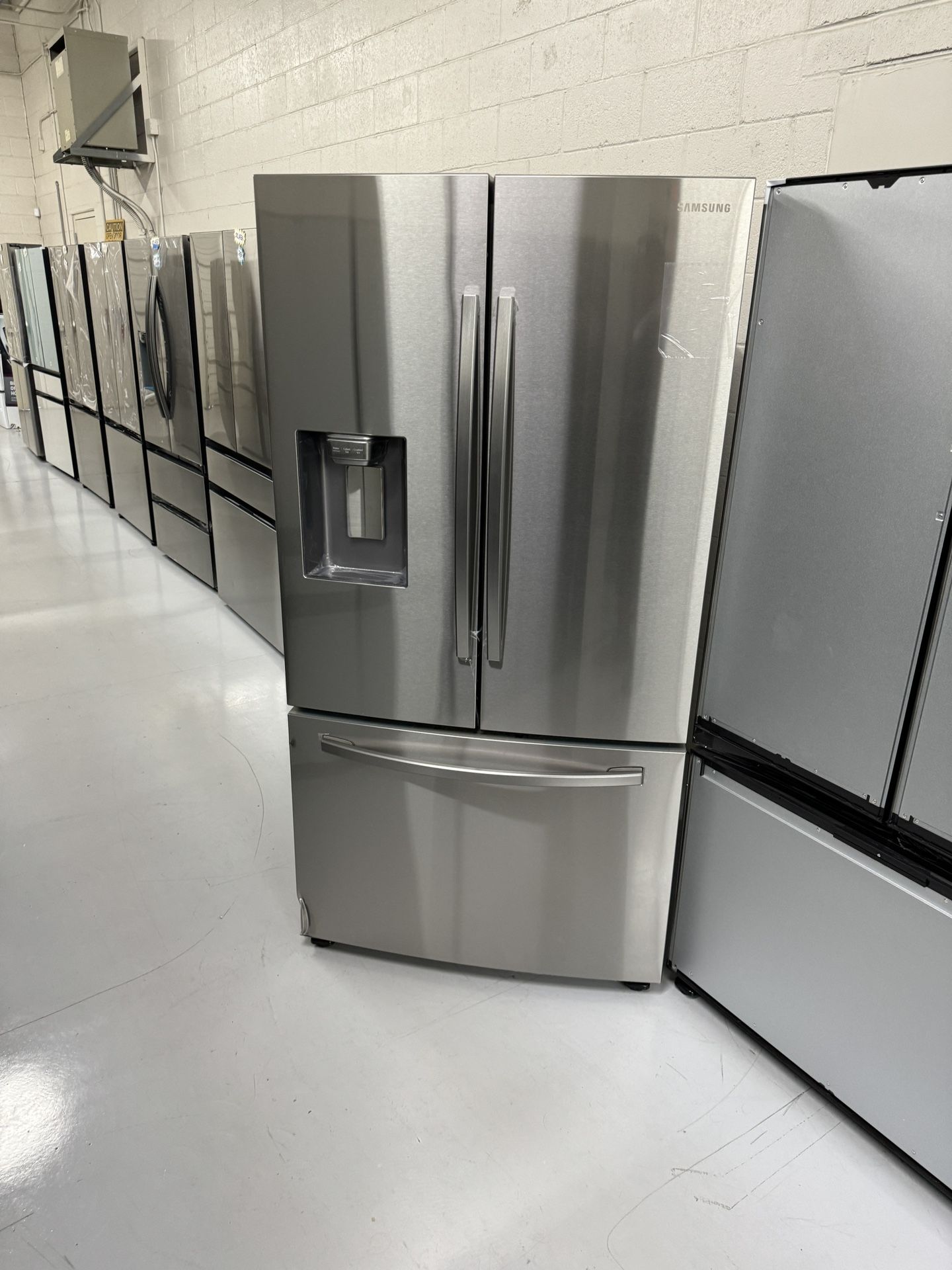 New Fridge French Door Stainless Steel 1 Year Warranty