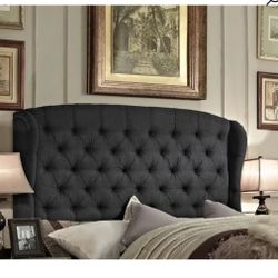 king-size platform bed