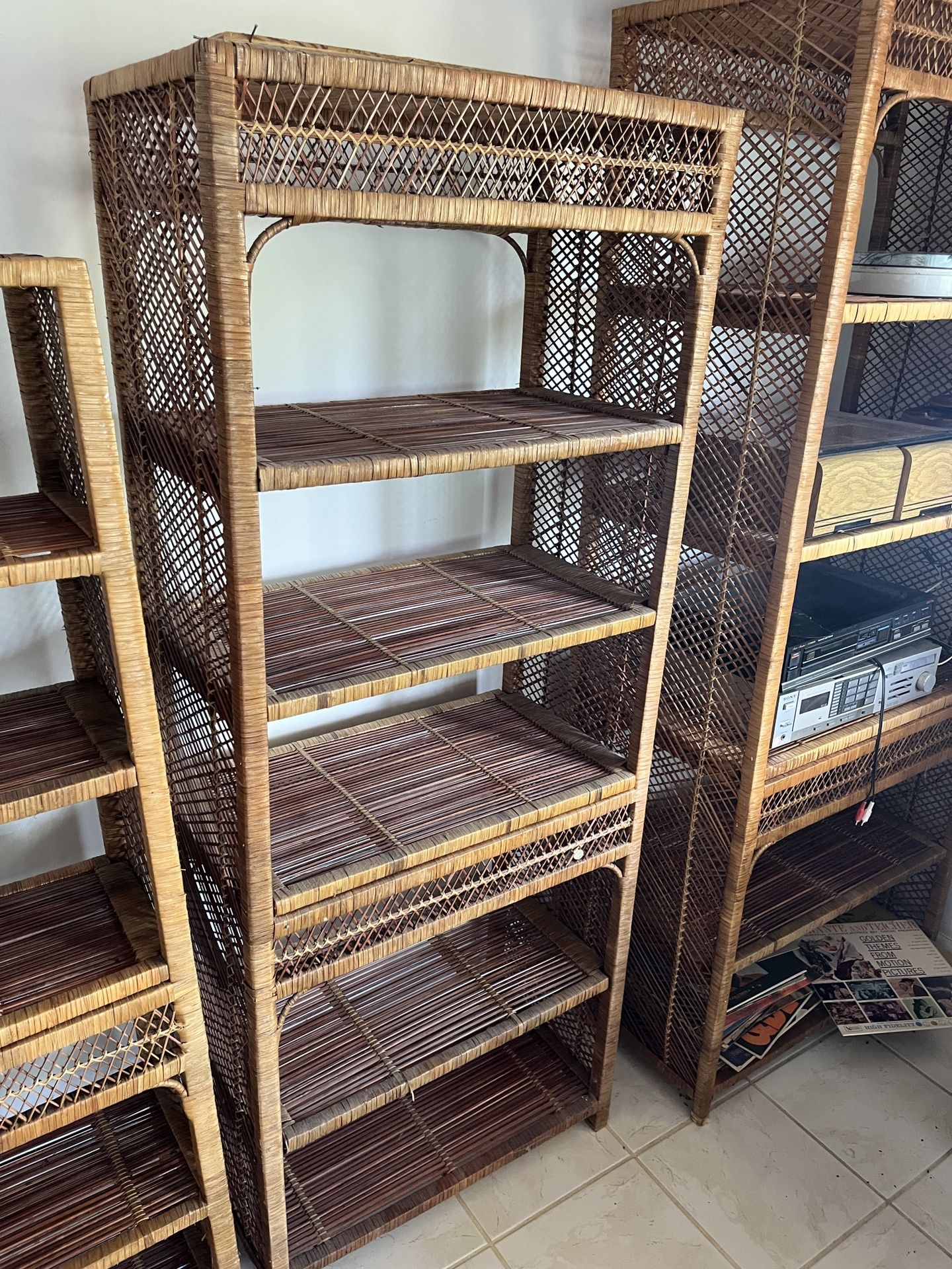 Wicker Shelves