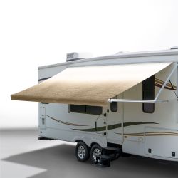 RecPro 18 Ft RV Awning Fabric Tan