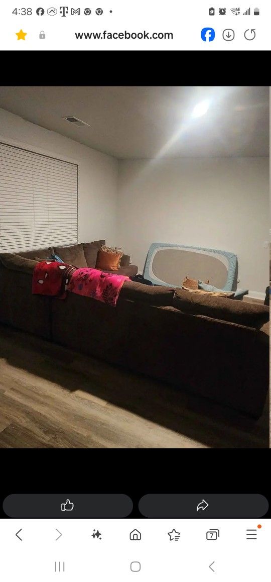 Brown Sectional Sofa