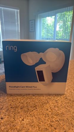 Ring Floodlight Security Camera Wired Plus