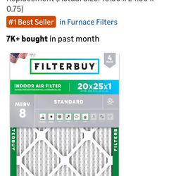 New furnace filter 4 pack