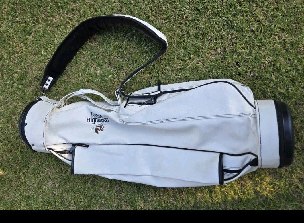 Jones Golf Company Original Carry Golf Bag Sunday Bag White With Logo