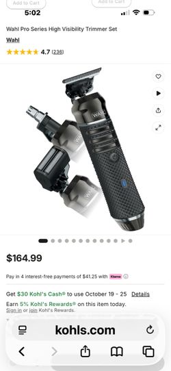 Wahl Pro Series High Visibility Trimmer Set