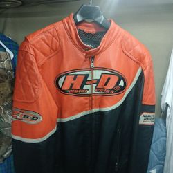 100% Lether Harley Davidson Jacket 