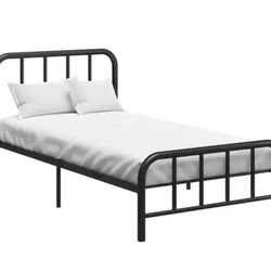 Twin Metal Bed Frame with Headboard