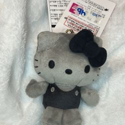 Hello Kitty 50th anniversary mascot holder black Hello Kitty keychain