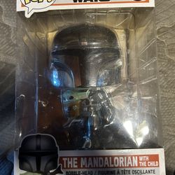 The Mandalorian With The Child Funko Pop