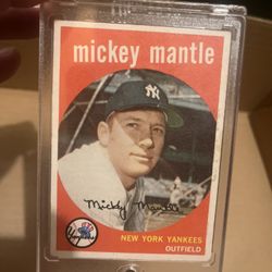 Baseball Card Mickey Mantle 