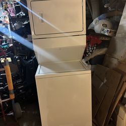 Whirlpool stack washer and gas dryer