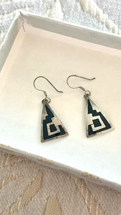 Mexico Sterling Silver Earrings 