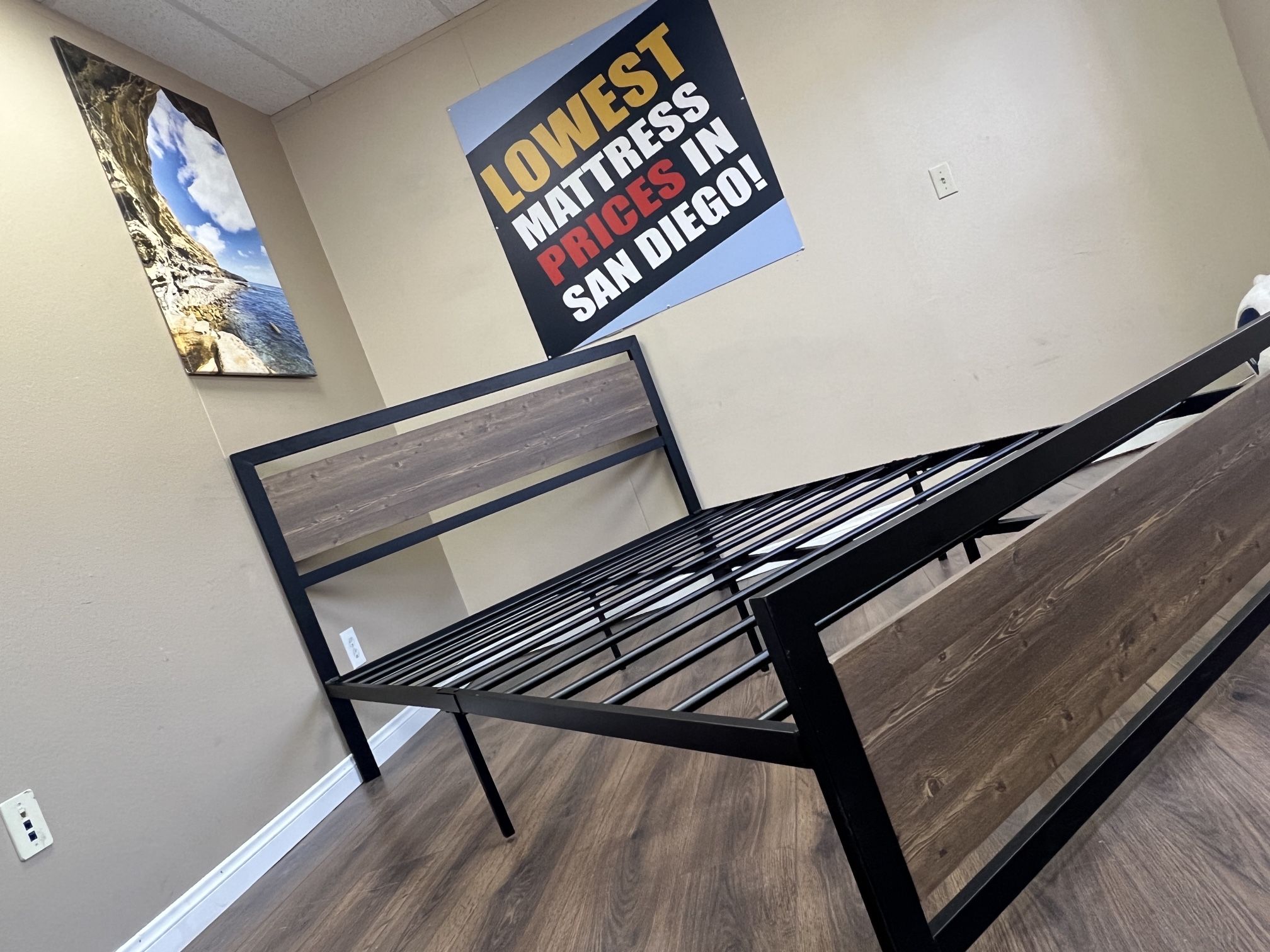 Queen And Full Platform Bed Frame - NEW!