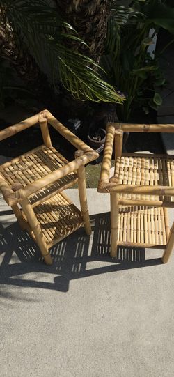 VINTAGE BAMBOO TABLES
