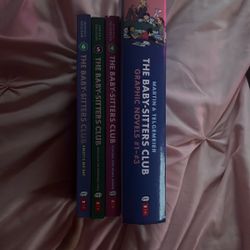 The Baby Sitters Club Graphic Novel Lot Set 1-6 Paperback Book 