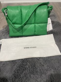 STAND STUDIO Faux Leather Wanda Clutch Bag